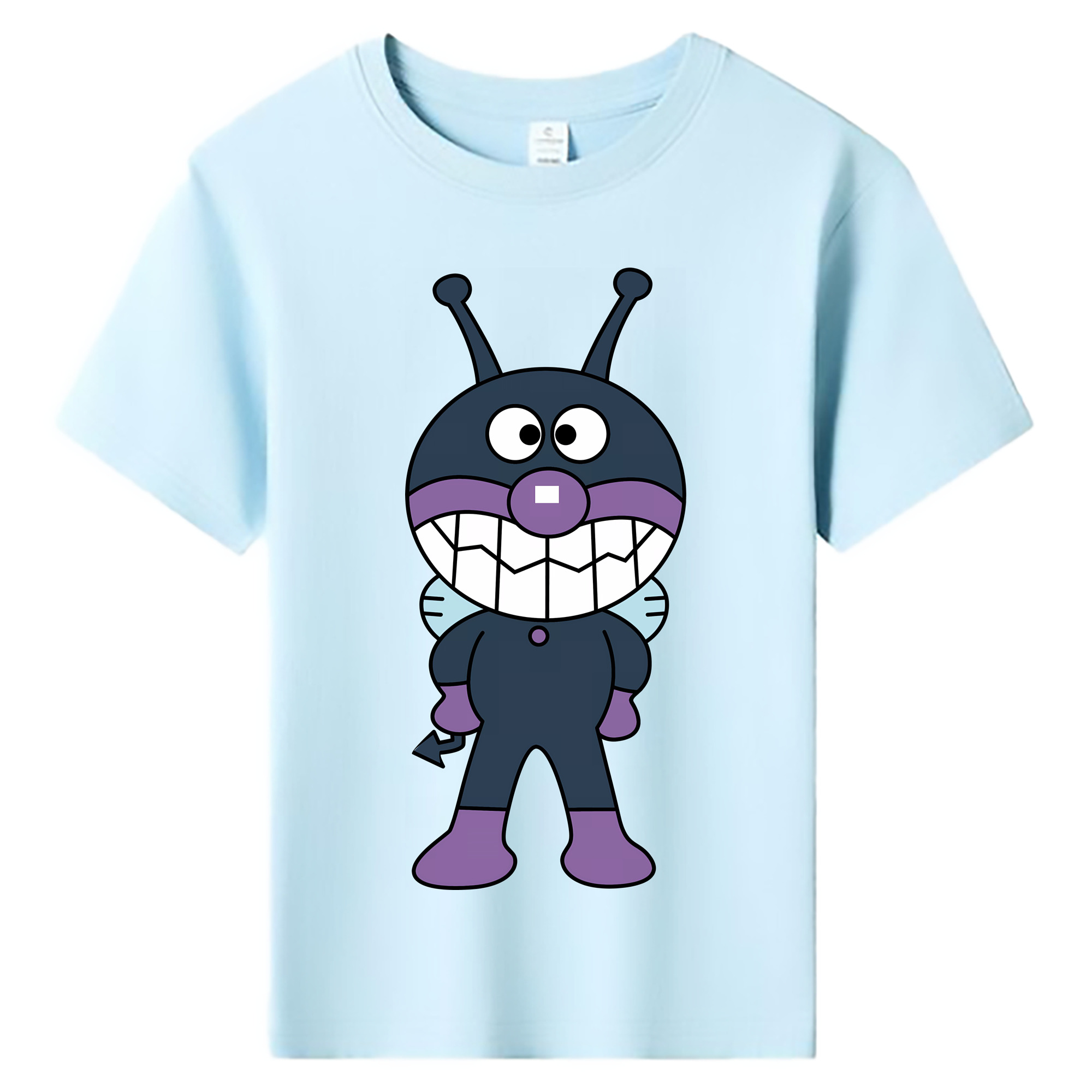 （画像用） アンパンマン Anpanman 綿100％キッズTシャツ（フロントプリント）